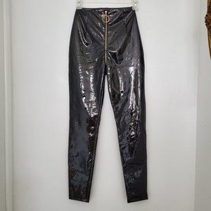Meshki Madison Latex Zipper Front Pant